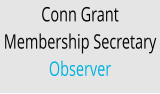 Conn Grant Membership Secretary Observer